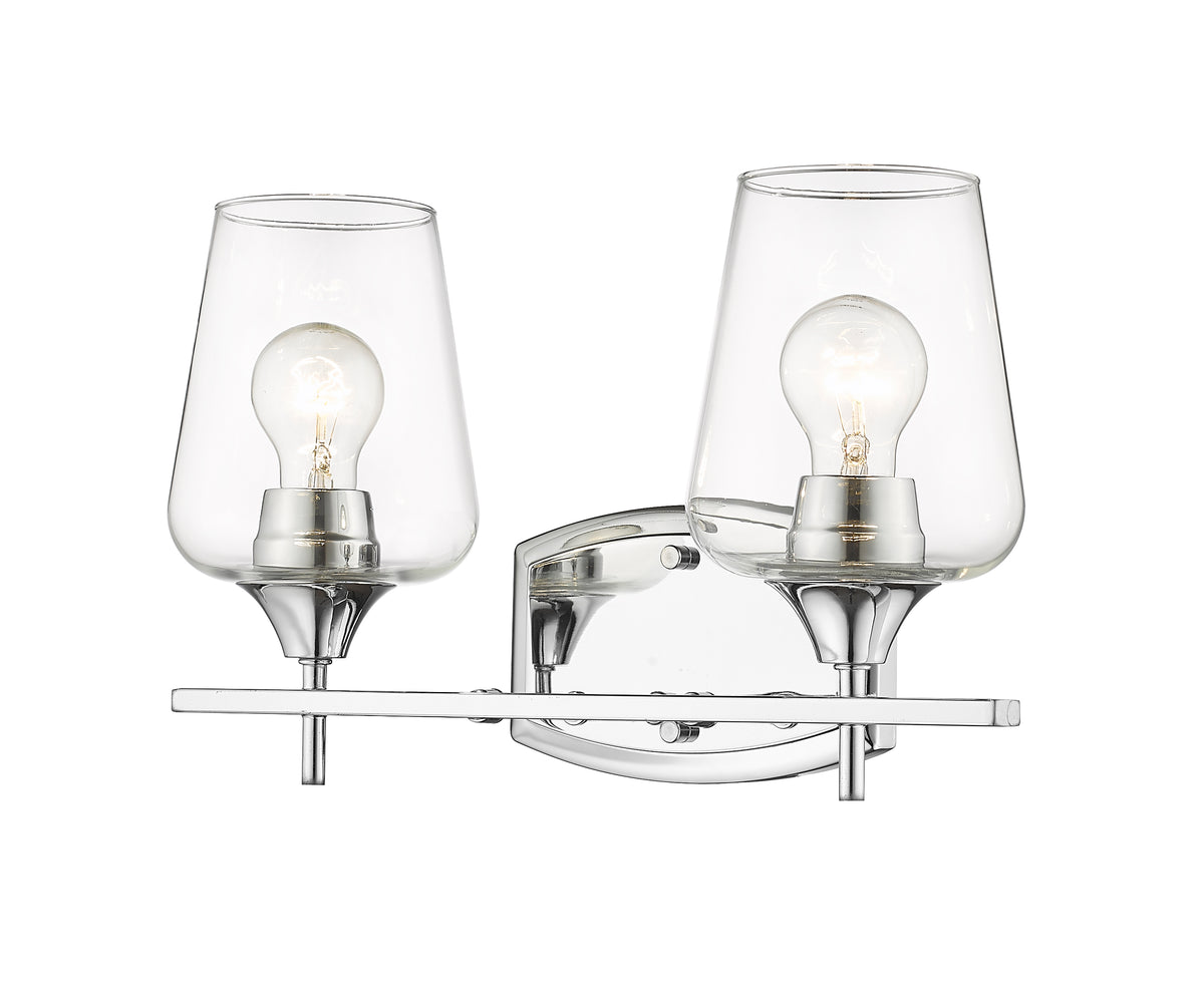 Luminaire de vanité Joliet Chrome, 15" – vue 5