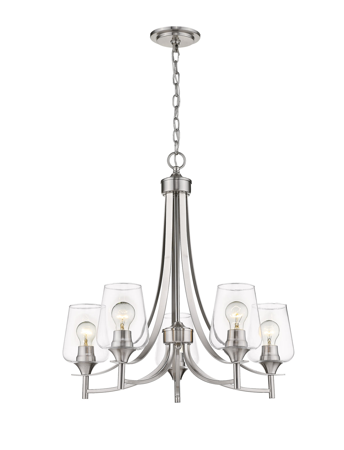 Lustre Joliet Nickel brossé, 25" – vue 4