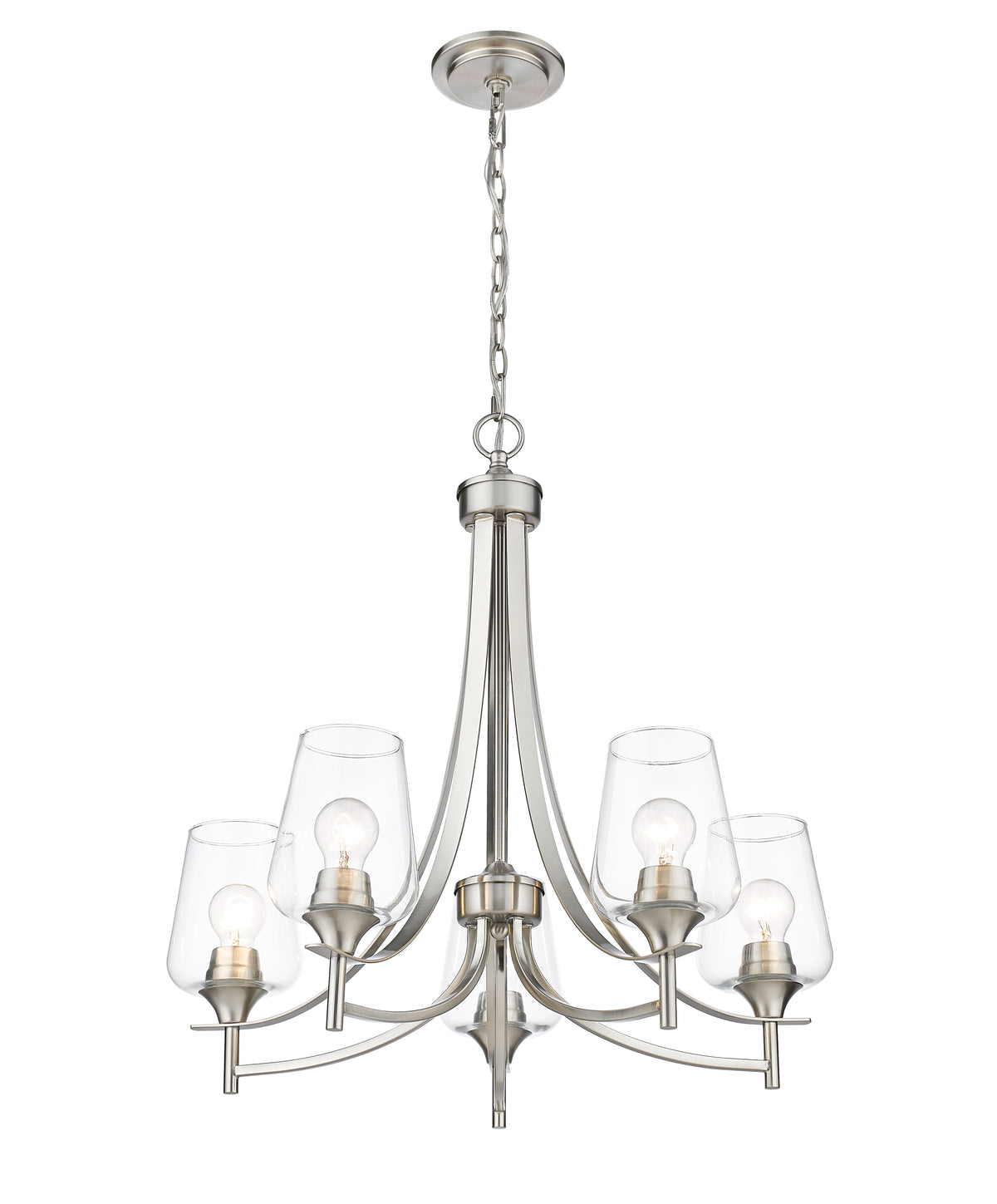 Lustre Joliet Nickel brossé, 25" – vue 5