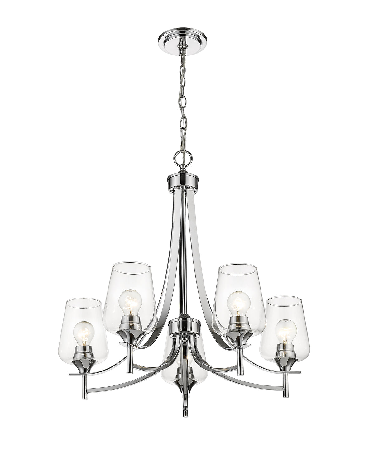 Lustre Joliet Chrome, 25" – vue 5