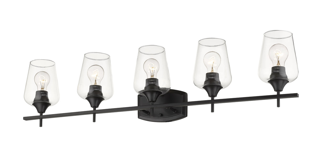 Luminaire de vanité Joliet Noir mat, 38" – vue 4