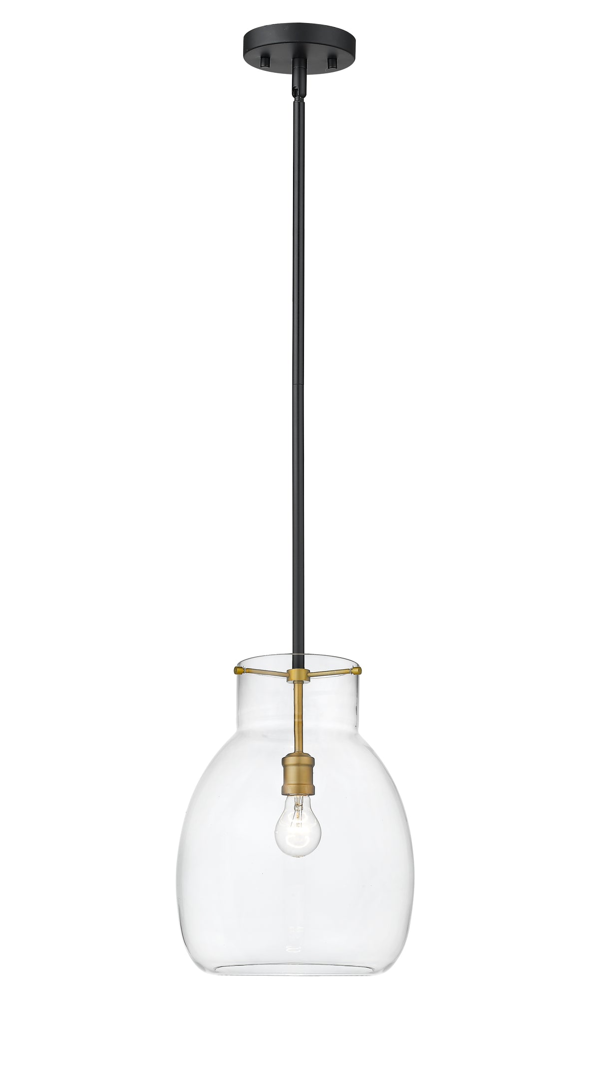 Suspension Bella Noir mat + Laiton vieilli, 16" – vue 4