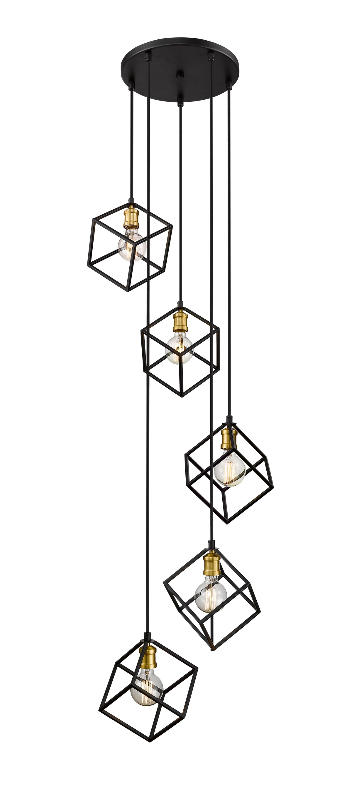 Suspension multiple Vertical Bronze + Laiton vieilli, 20 1/2" – vue 5