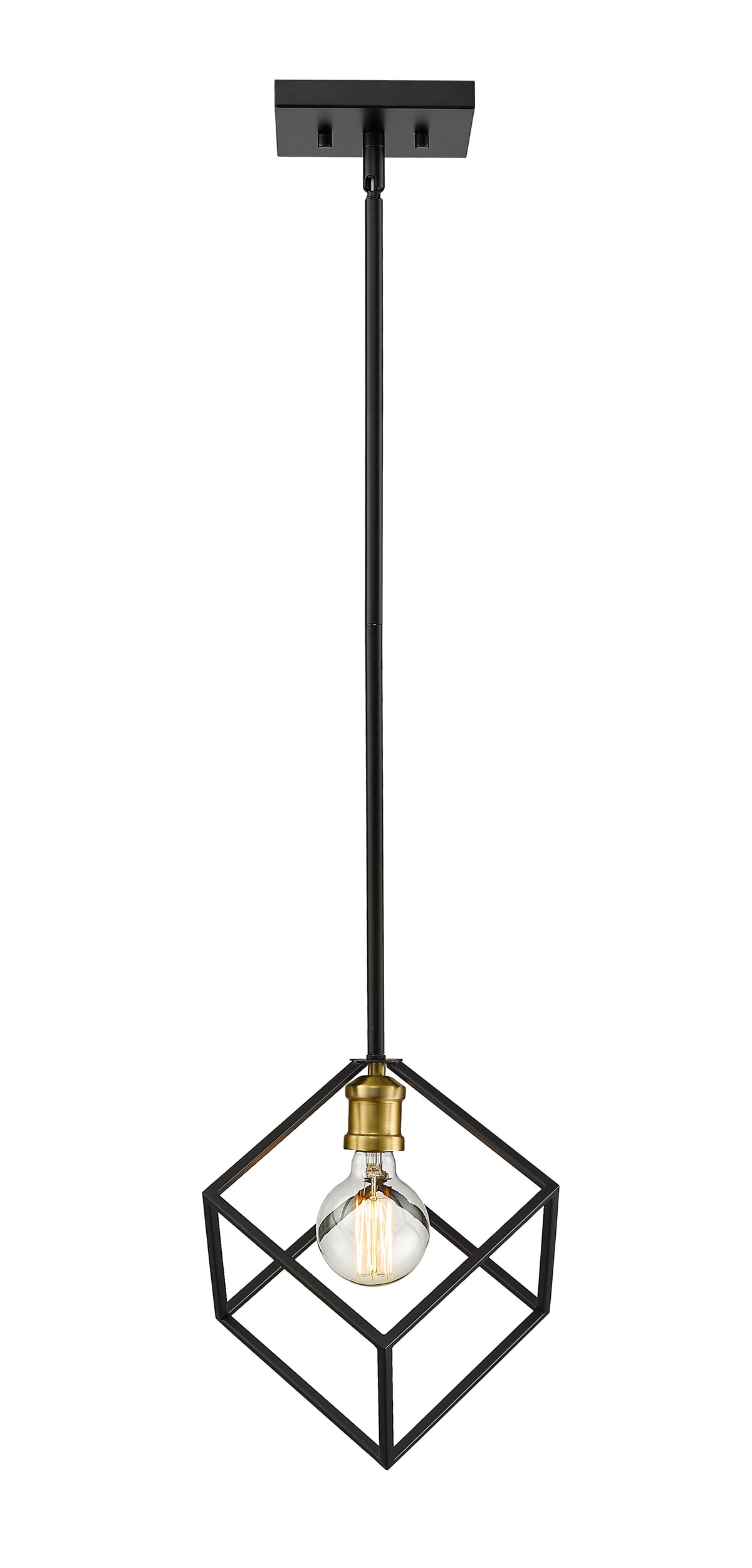 Suspension Vertical Bronze + Laiton vieilli, 11 1/4" – vue 4
