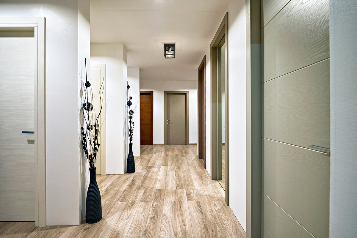 Plafonnier Kube Noir mat + Nickel brossé – vue 2