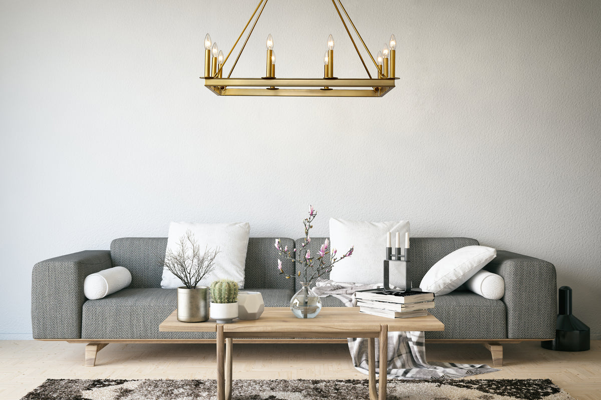 Lustre linéaire Barclay nombre ampoules 10 – vue 2