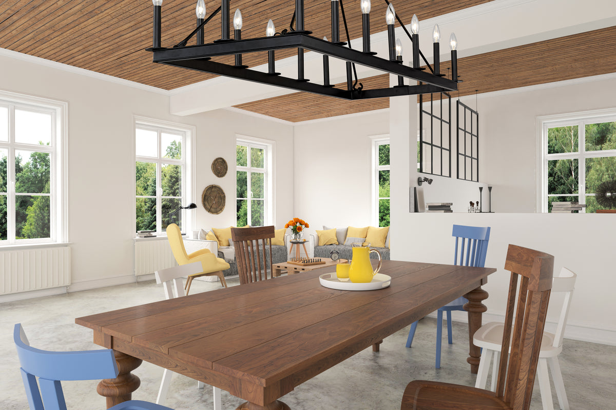 Lustre linéaire Barclay nombre ampoules 16 – vue 3