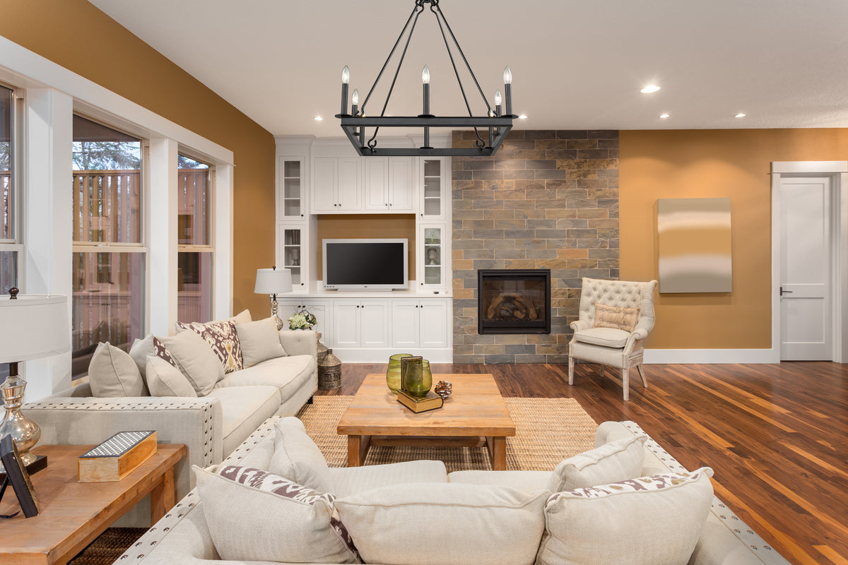 Lustre carré Barclay Noir mat, 26" – vue 2