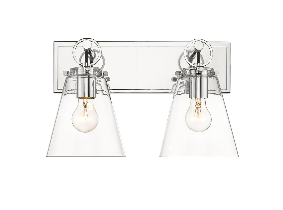 Luminaire de vanité Harper Chrome, 15 1/2" – vue 4