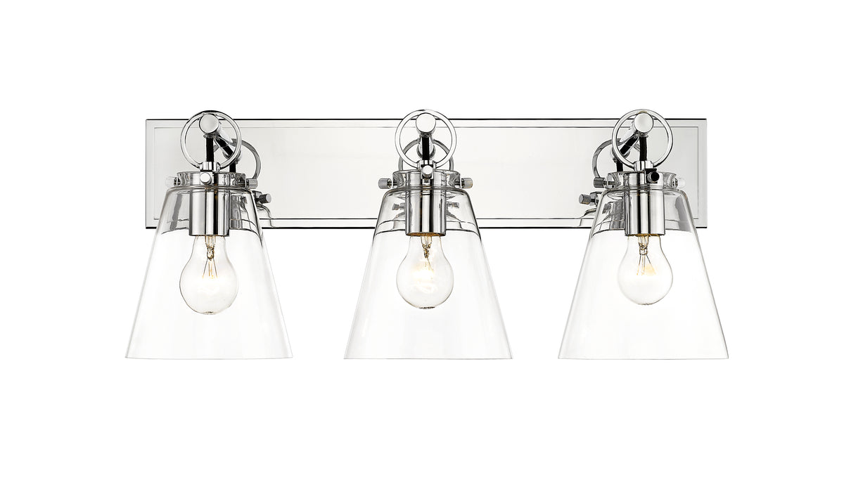 Luminaire de vanité Harper Chrome, 23" – vue 4