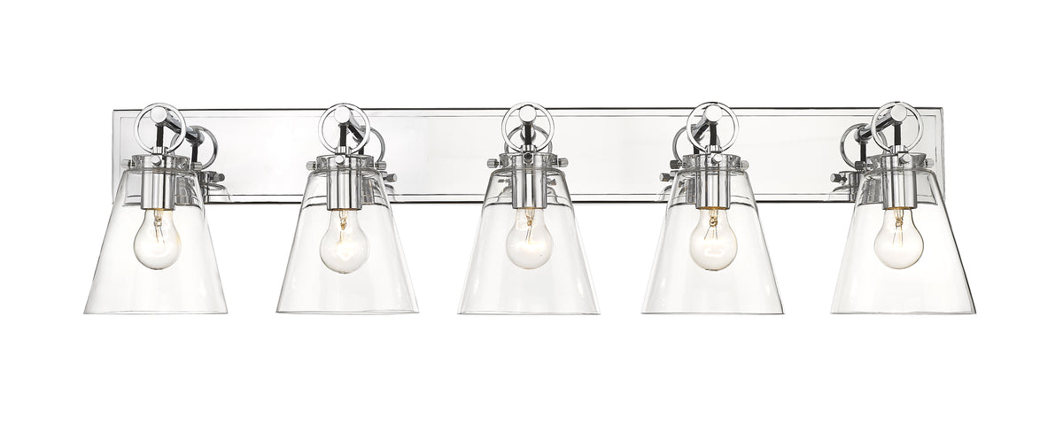 Luminaire de vanité Harper Chrome, 39 3/4" – vue 4