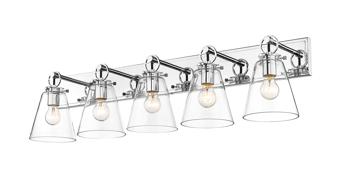 Luminaire de vanité Harper Chrome, 39 3/4" – vue 5