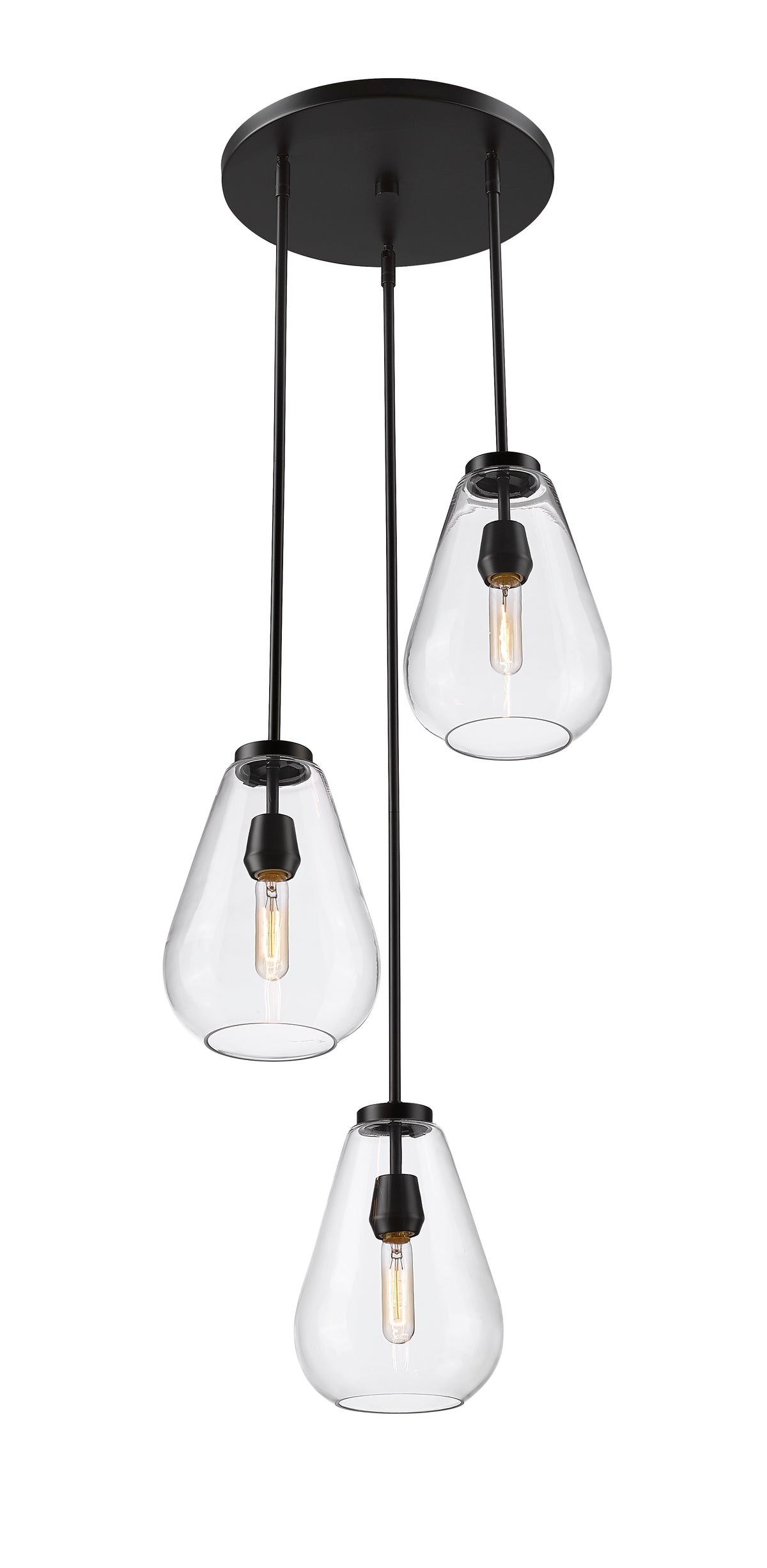 Suspension multiple Ayra Noir mat – vue 5