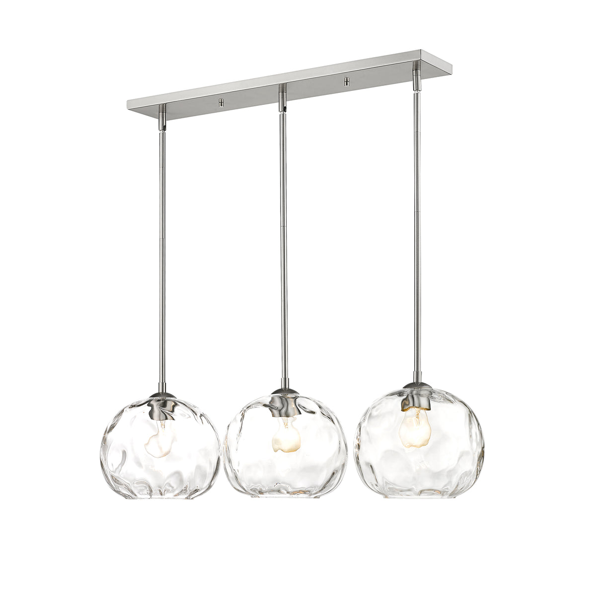 Suspension linéaire Chloe Nickel brossé – vue 5