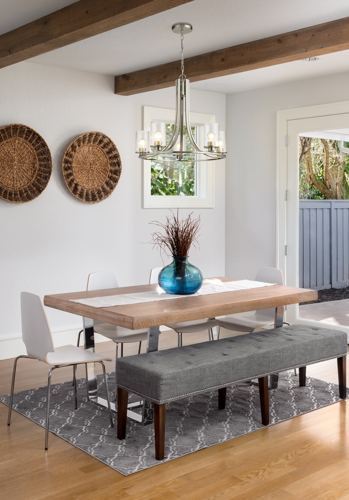 Lustre Beckett Nickel brossé – vue 2