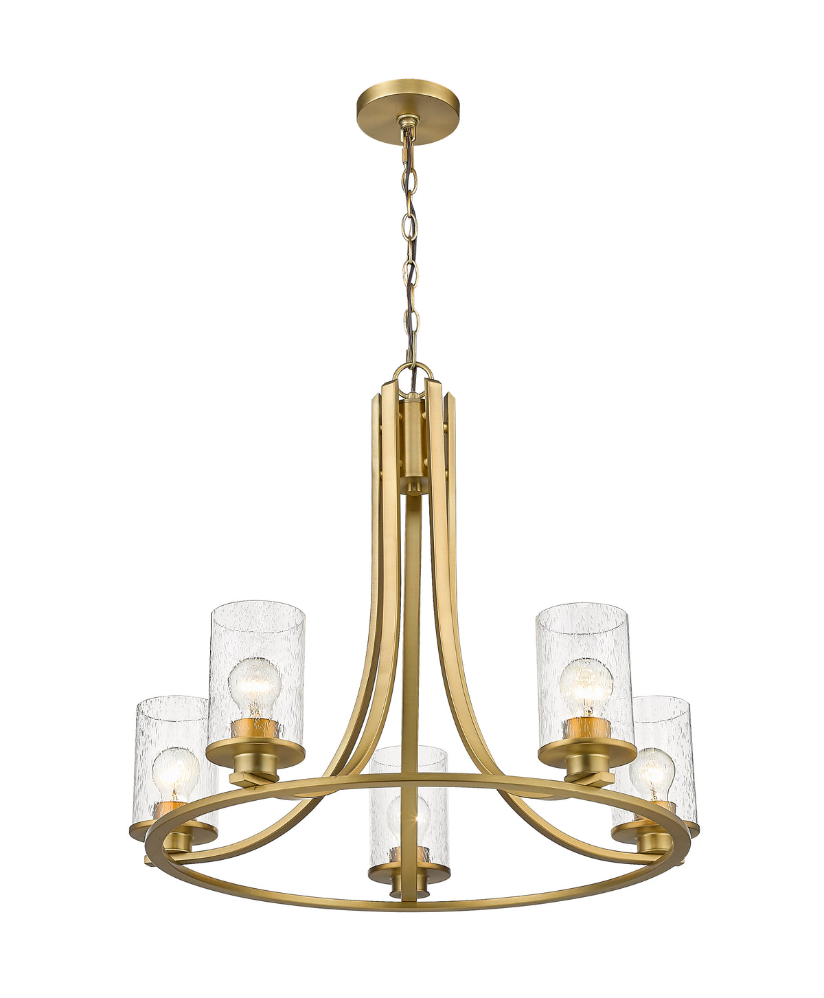 Lustre Beckett Laiton ancien – vue 5
