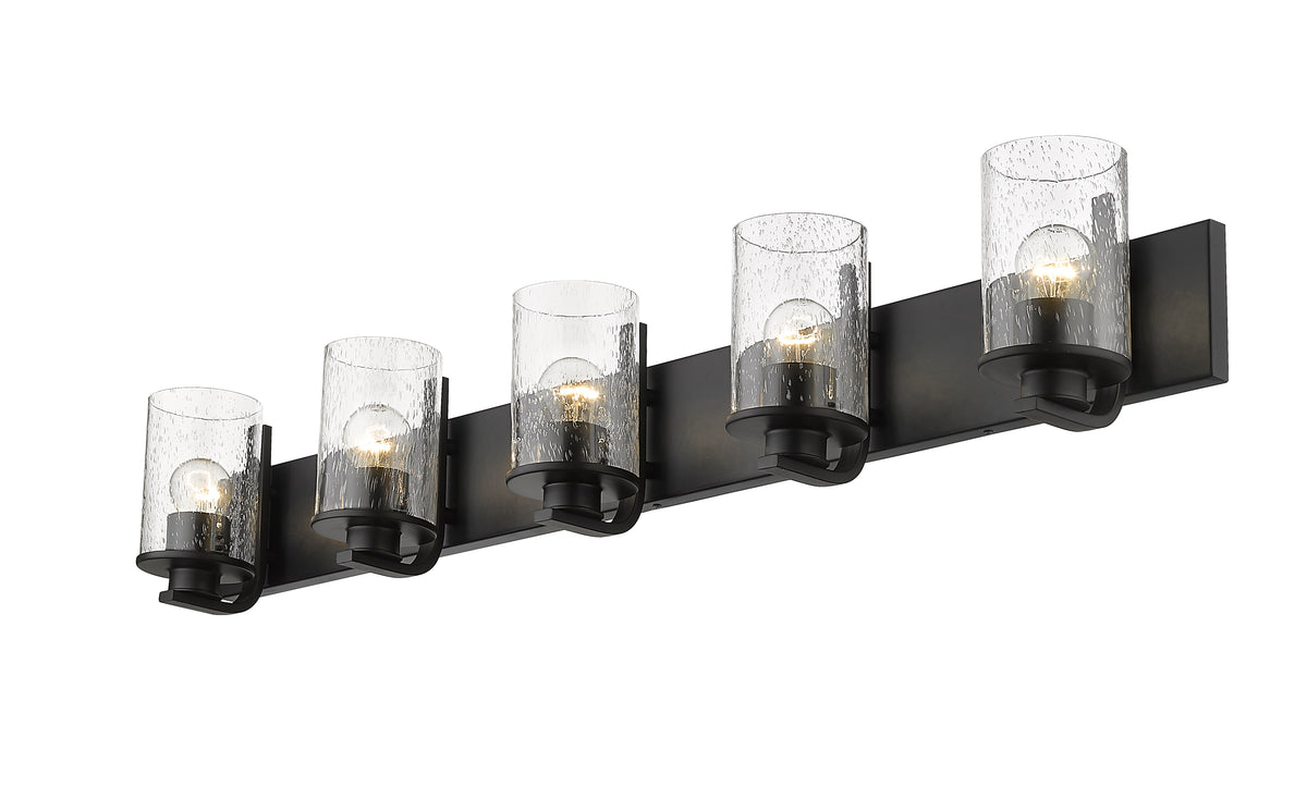Luminaire de vanité Beckett Noir mat, 42" – vue 5