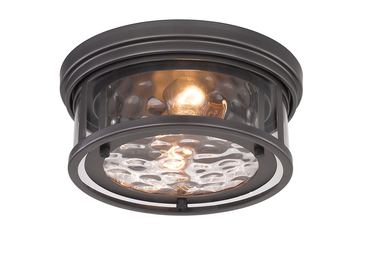 Plafonnier Clarion Bronze, 12" – vue 5