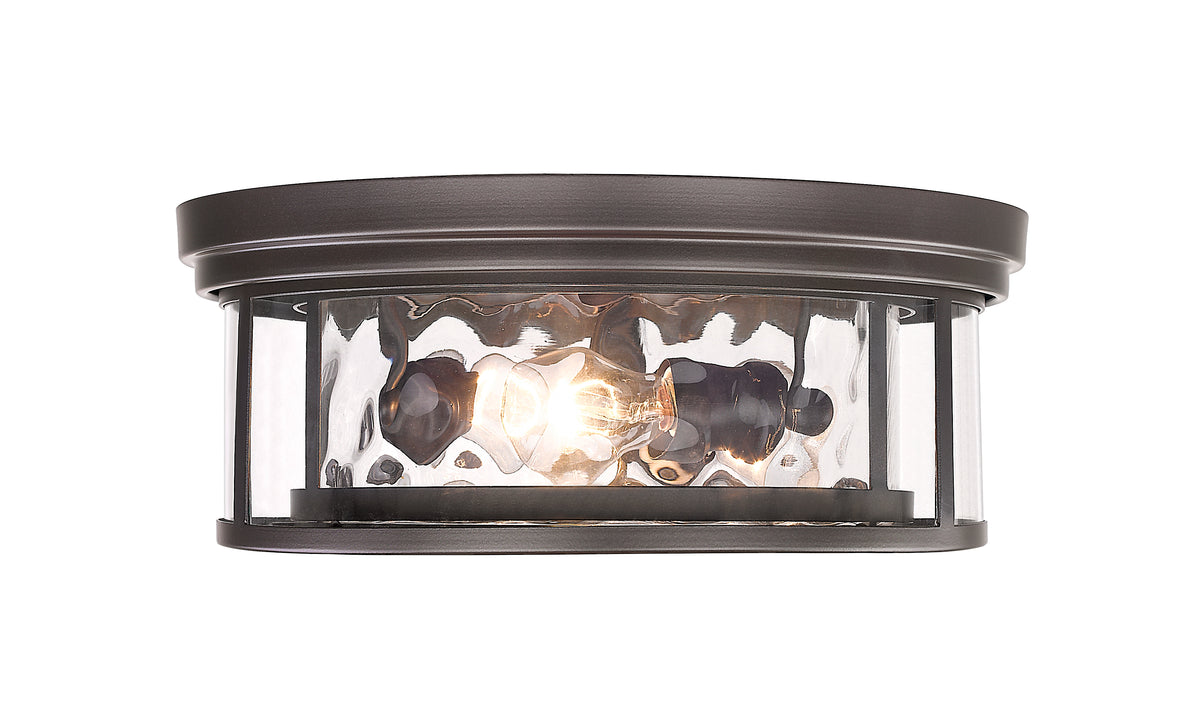 Plafonnier Clarion Bronze, 16" – vue 4