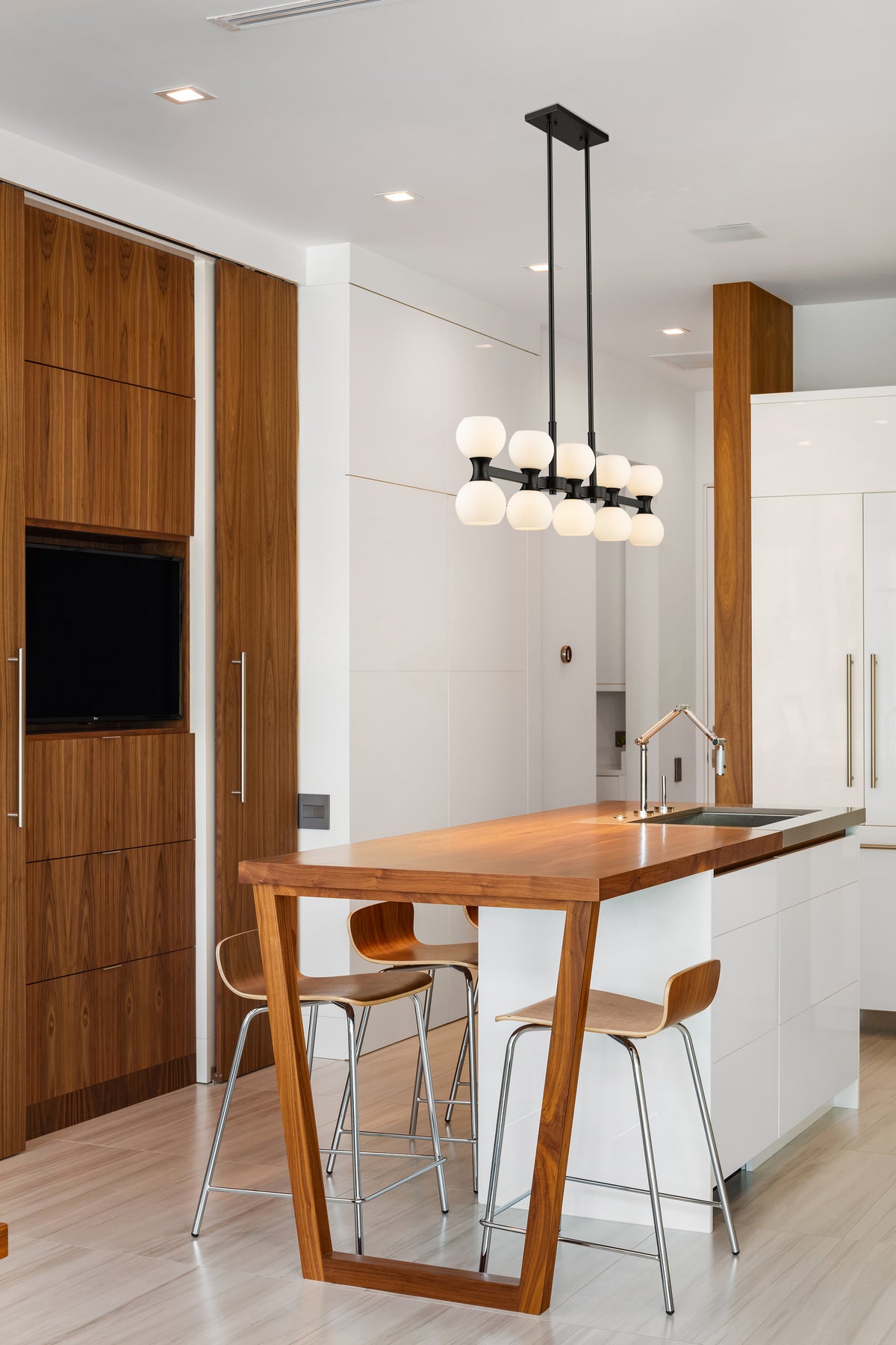 Suspension linéaire Artemis nombre ampoules 10 – vue 2
