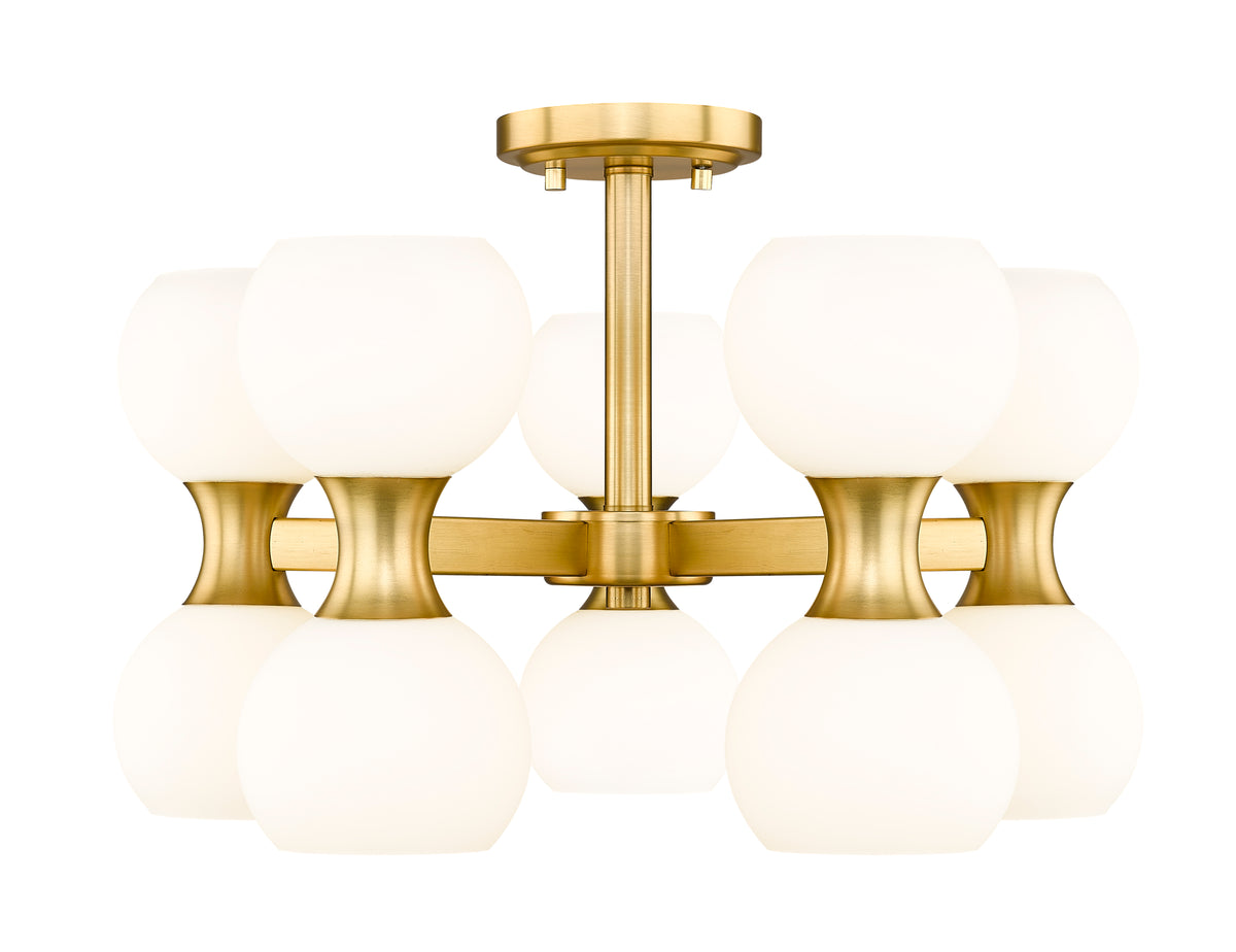 Semi-plafonnier Artemis Or moderne – vue 4