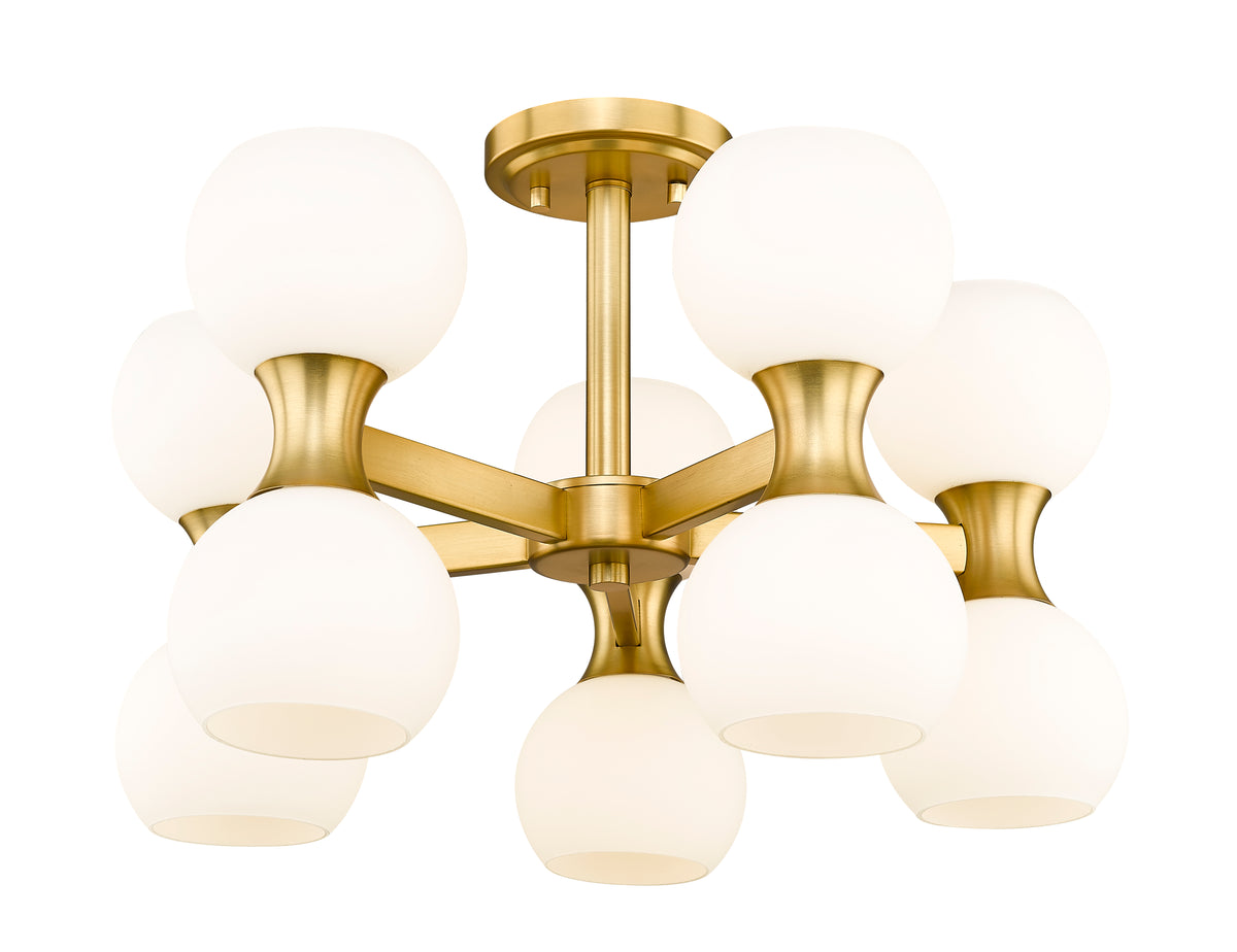 Semi-plafonnier Artemis Or moderne – vue 5