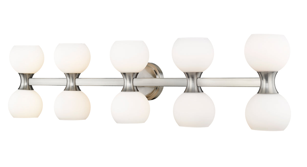 Luminaire de vanité Artemis Nickel brossé, 45" – vue 4