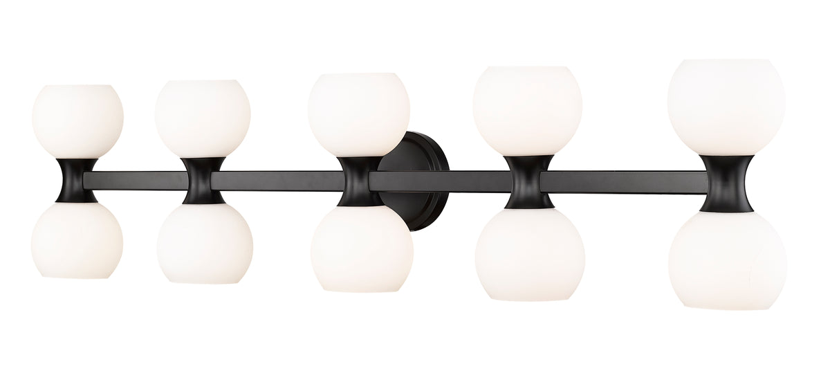 Luminaire de vanité Artemis Noir mat, 45" – vue 4