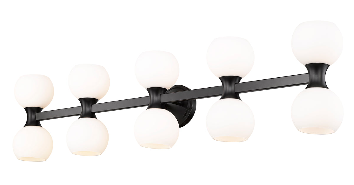 Luminaire de vanité Artemis Noir mat, 45" – vue 5