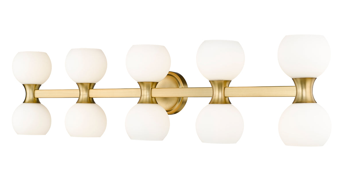 Luminaire de vanité Artemis Or moderne, 45" – vue 4