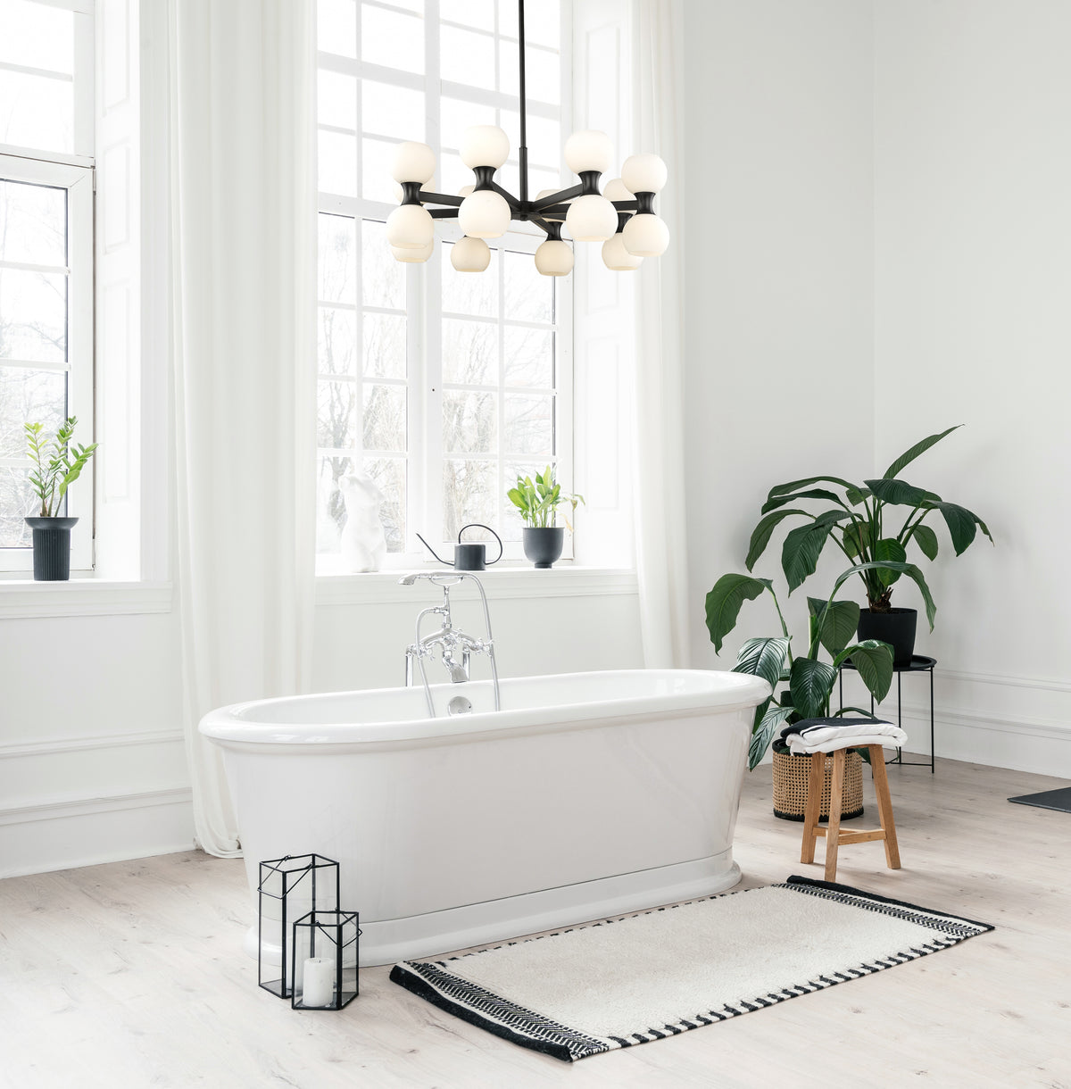 Lustre Artemis Noir mat, 32" – vue 2