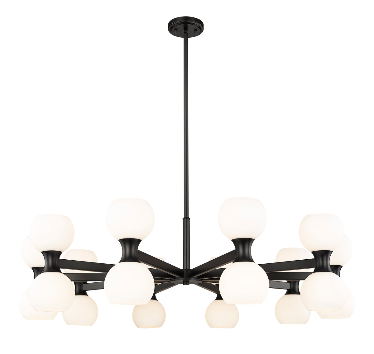 Lustre Artemis Noir mat, 42" – vue 4