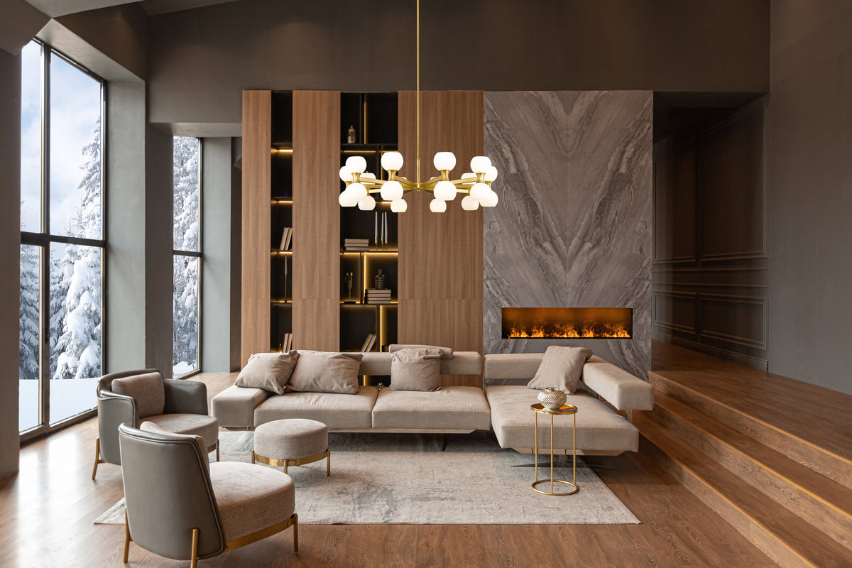 Lustre Artemis Or moderne, 42" – vue 3