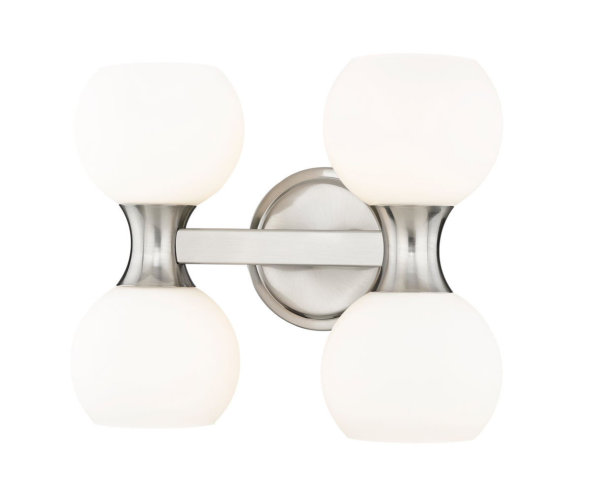 Luminaire de vanité Artemis Nickel brossé, 13" – vue 4
