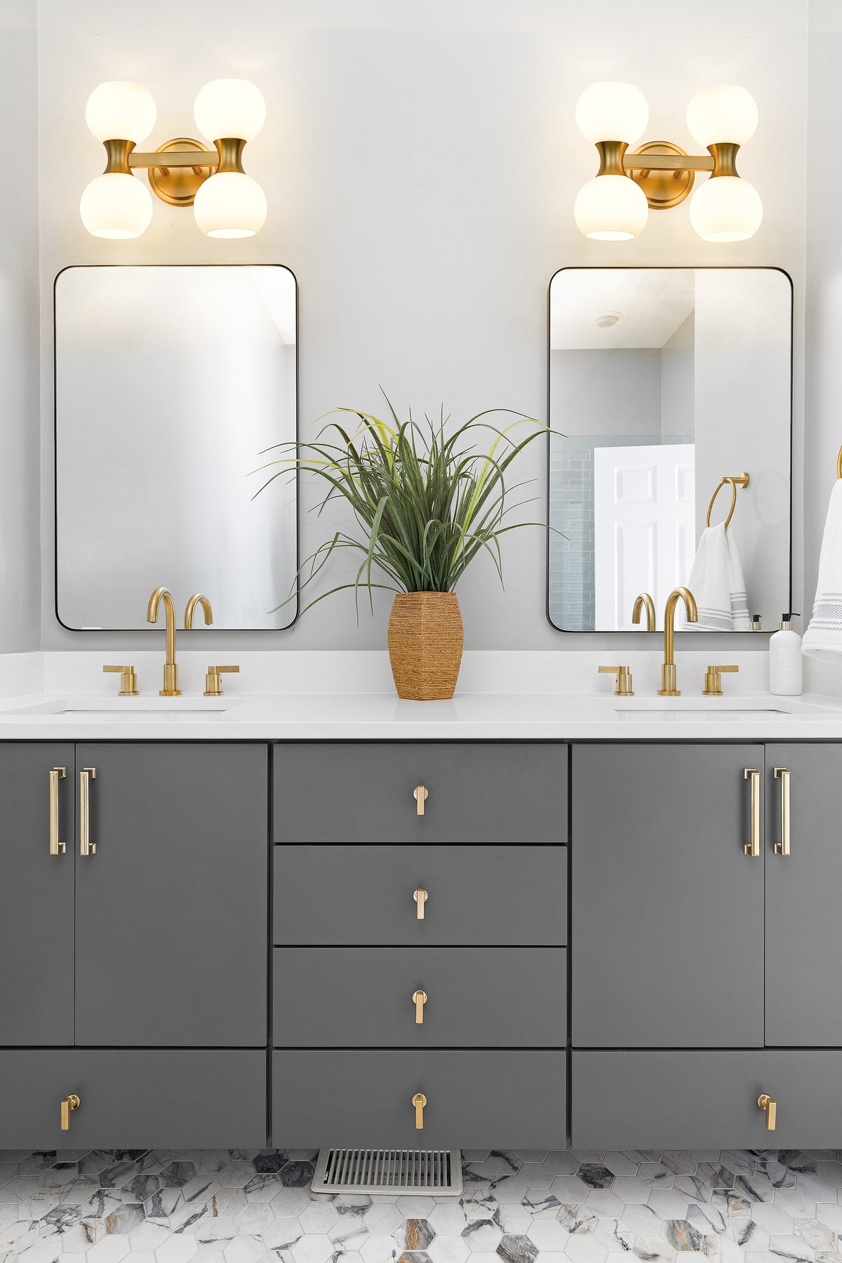 Luminaire de vanité Artemis Or moderne, 13" – vue 2