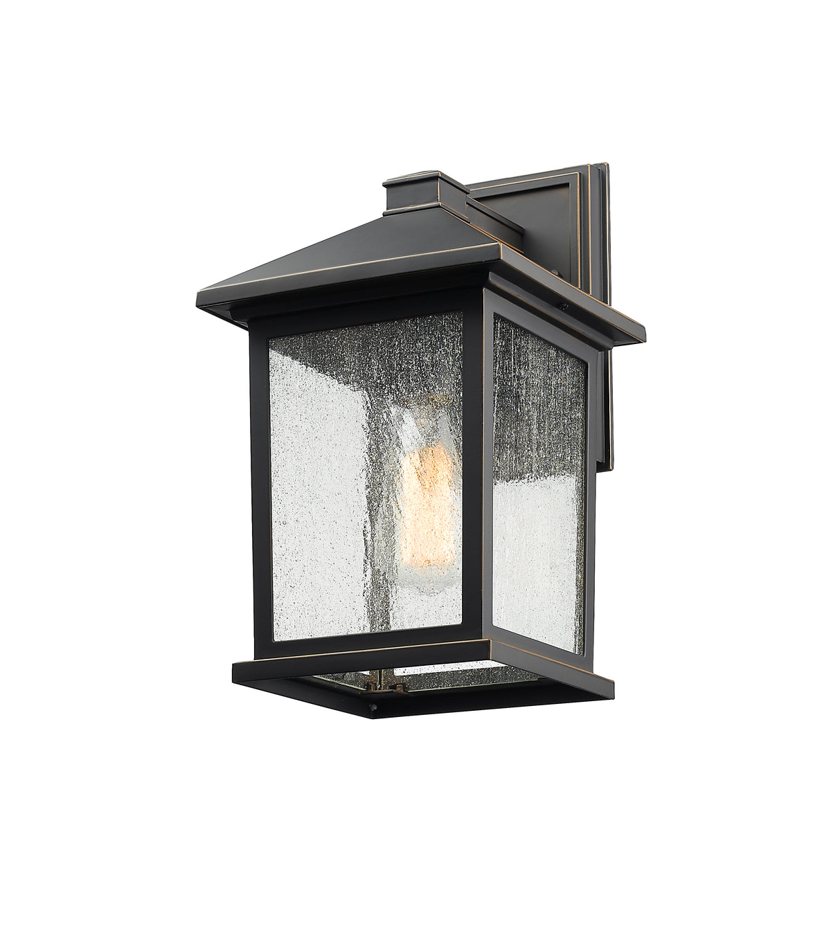 Lanterne murale extérieure Portland Bronze huilé, 8", 14" – vue 4