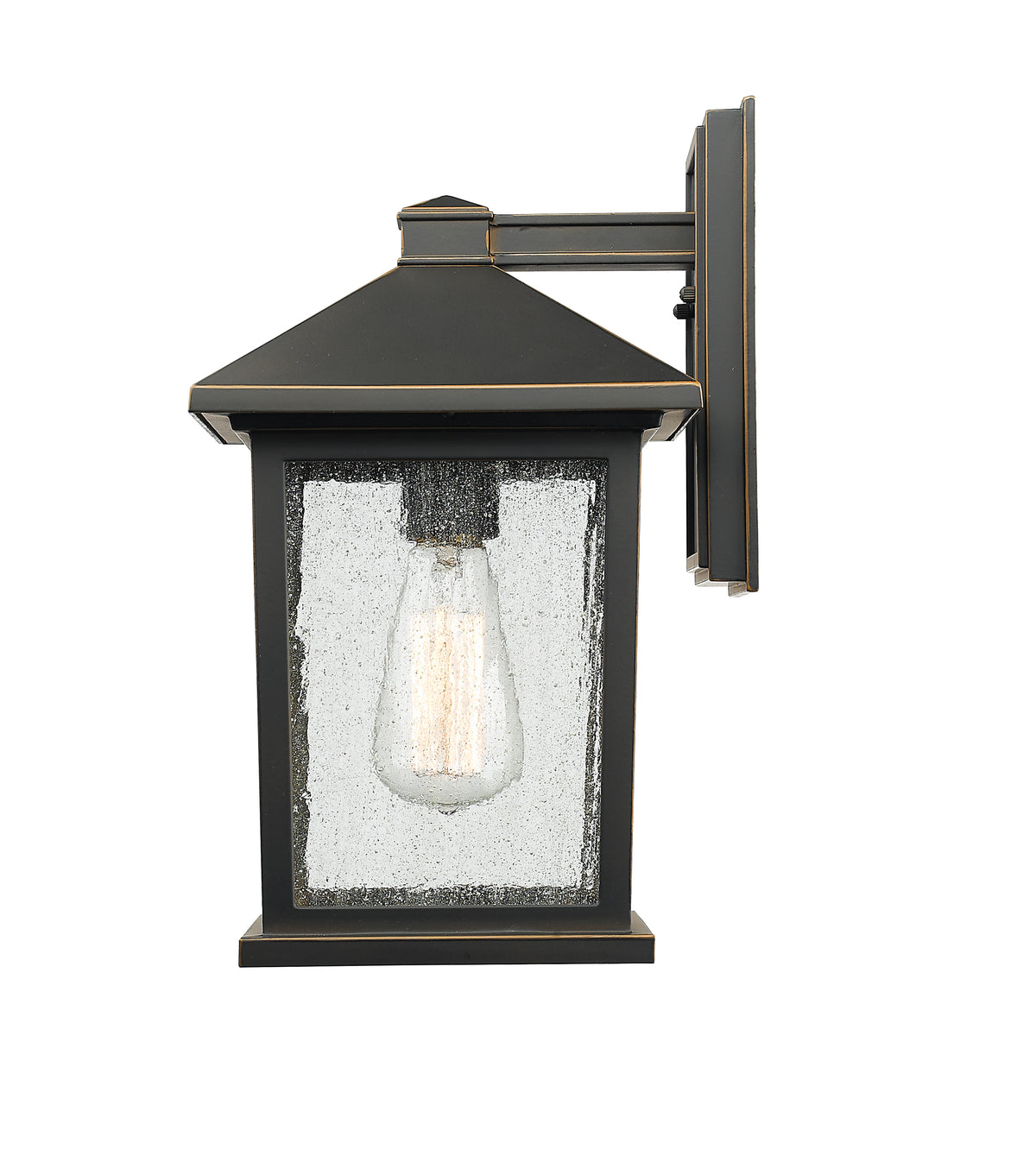 Lanterne murale extérieure Portland Bronze huilé, 8", 14" – vue 5