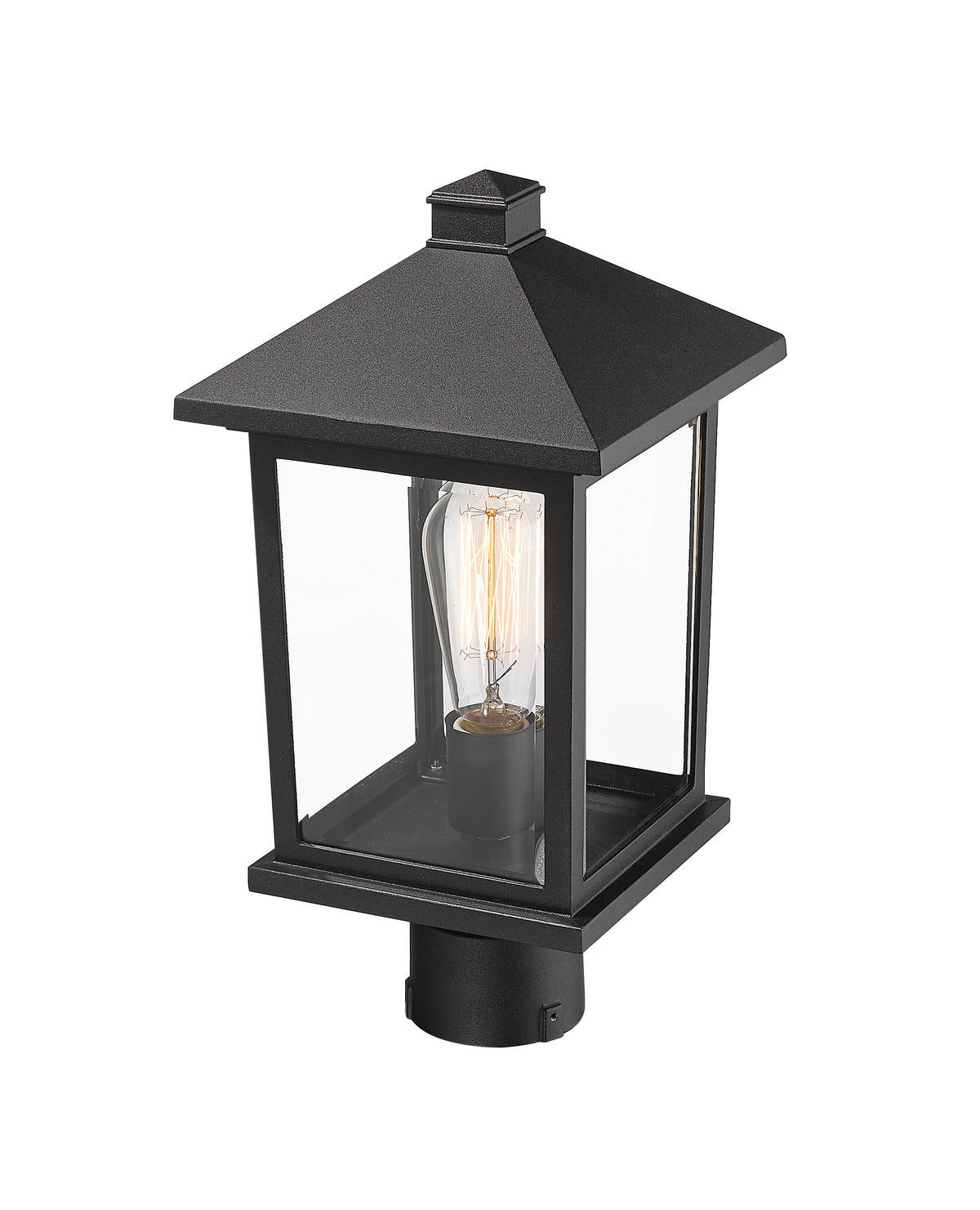 Lanterne extérieure sur socle Portland Noir, 8", 16" – vue 3