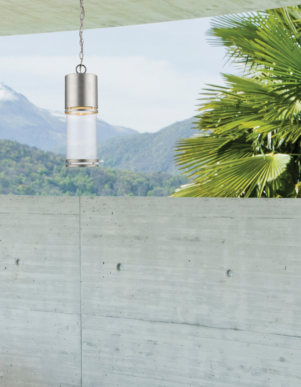 Suspension extérieure Luminata Aluminum brossé – vue 2
