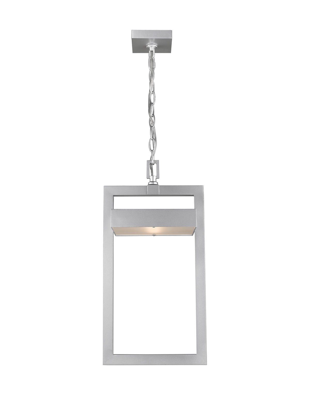 Suspension extérieure Luttrel Argent, Givré – vue 2
