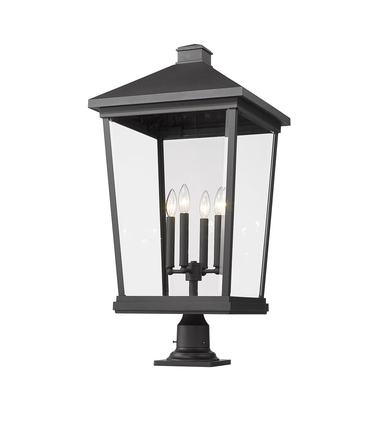 Lanterne extérieure sur socle Beacon Noir, 33" – vue 5