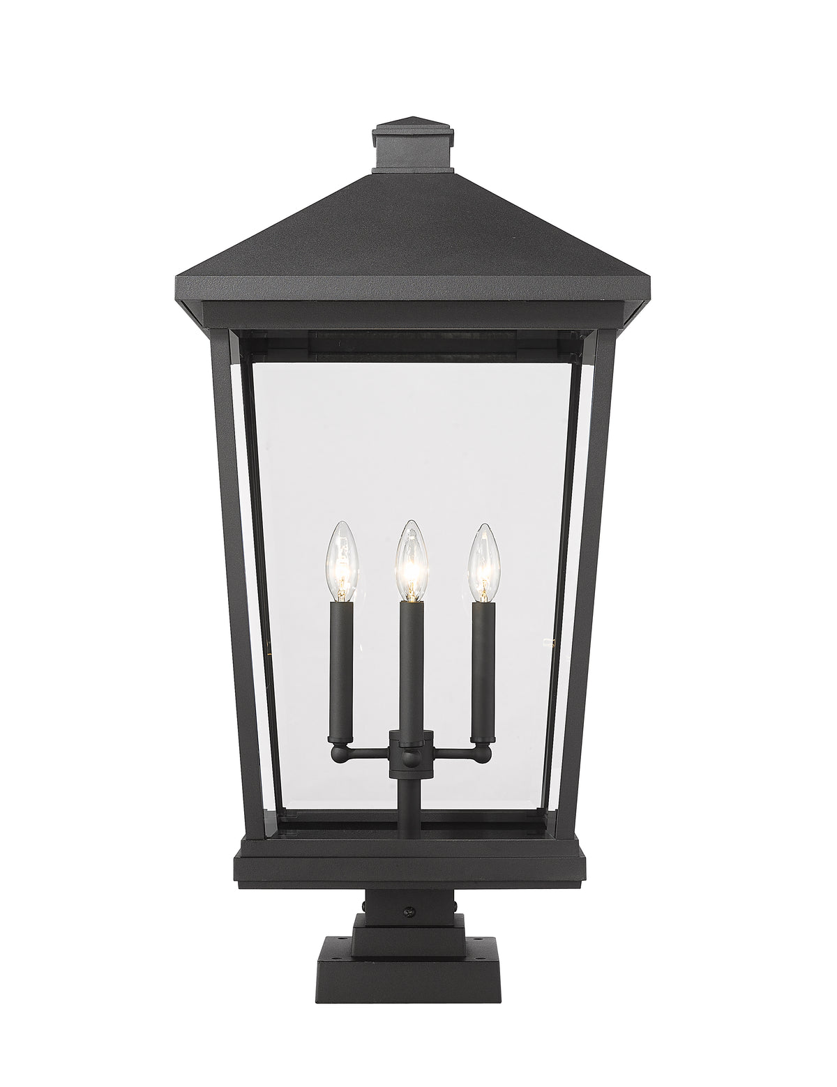 Lanterne extérieure sur socle Beacon Noir, 32" – vue 4