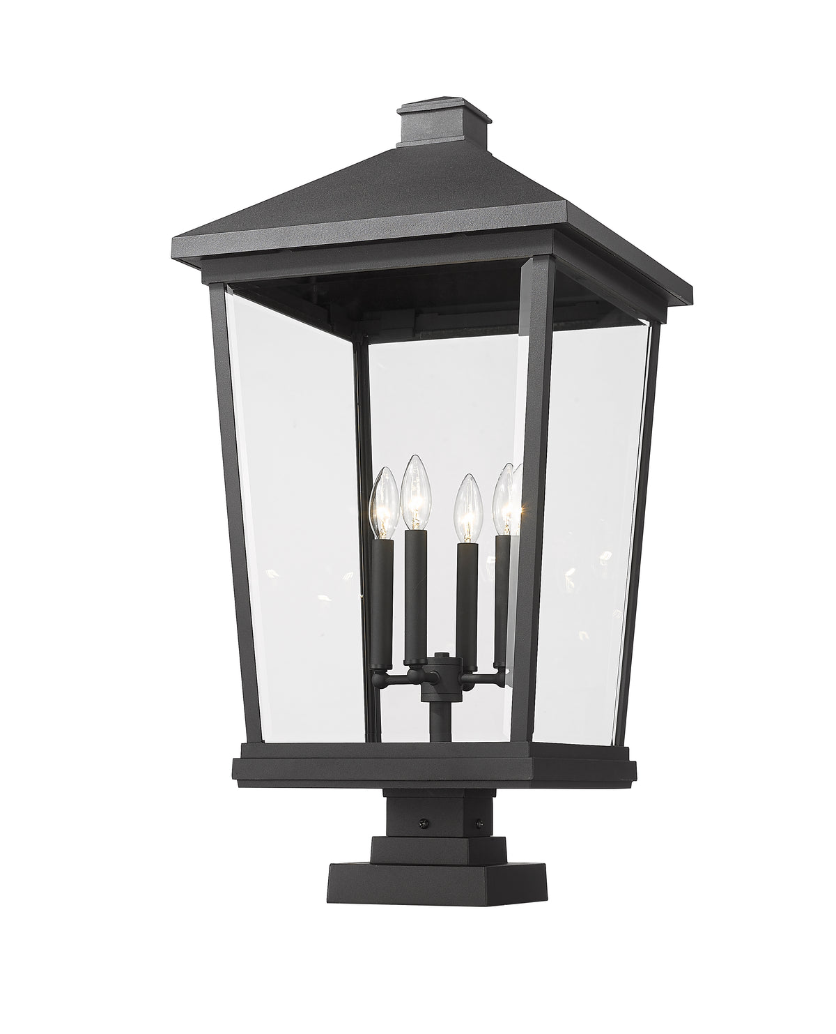 Lanterne extérieure sur socle Beacon Noir, 32" – vue 5