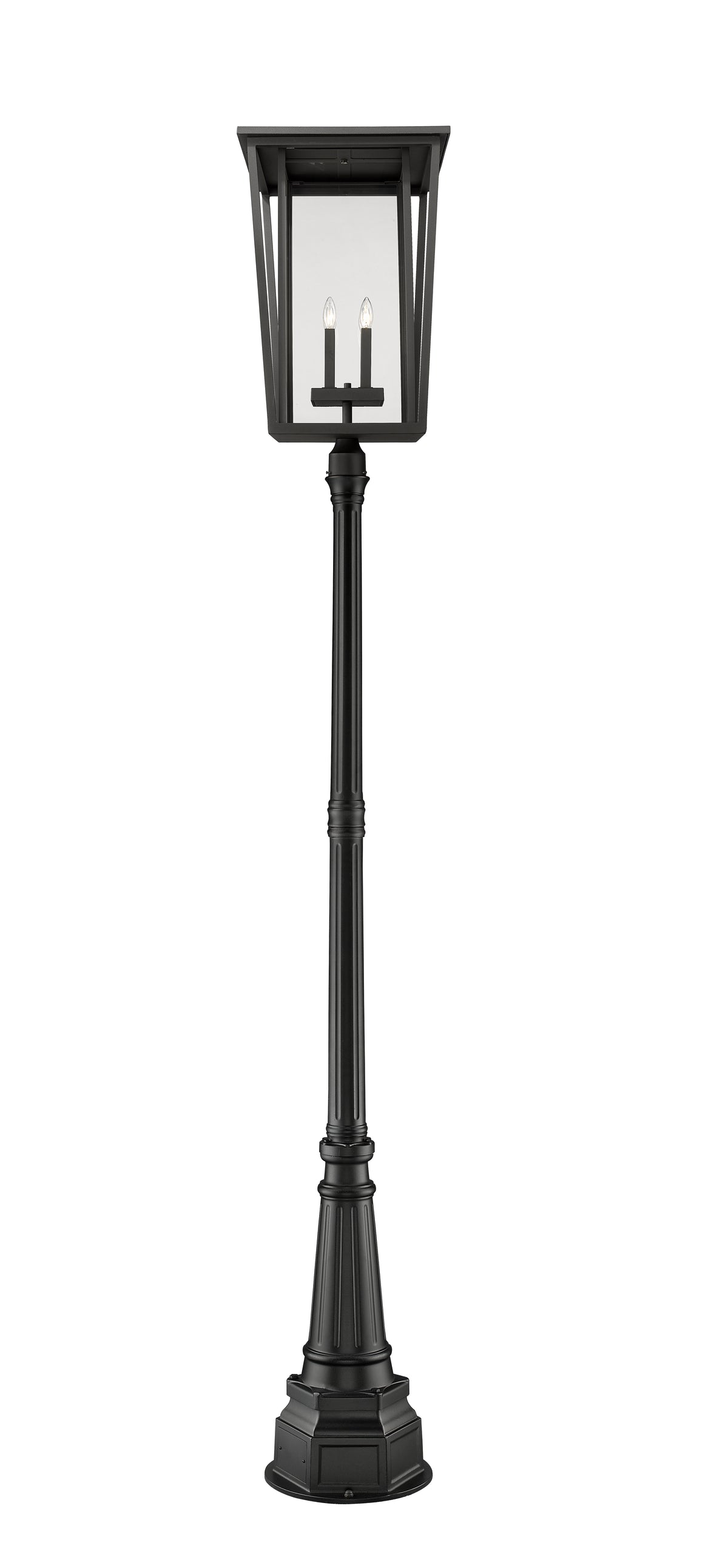 Lanterne sur poteau Seoul Noir, 113" – vue 4