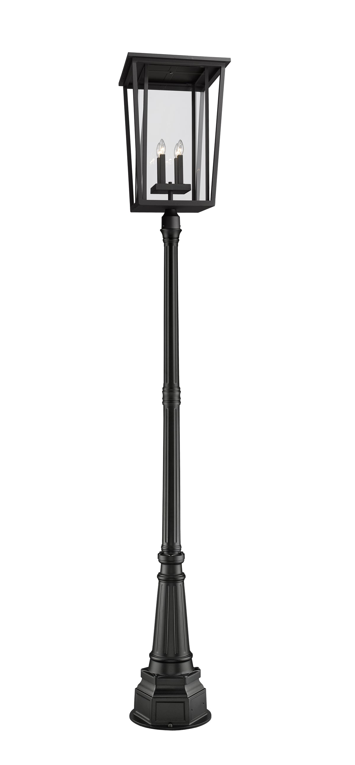 Lanterne sur poteau Seoul Noir, 113" – vue 5