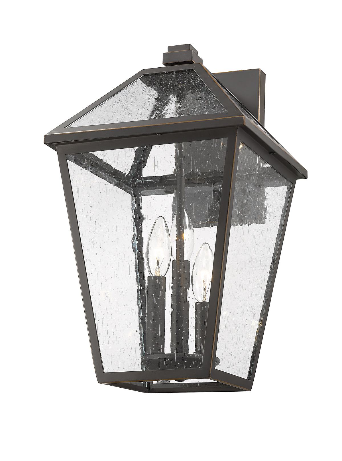 Lanterne murale extérieure Talbot Bronze huilé, 10" – vue 5