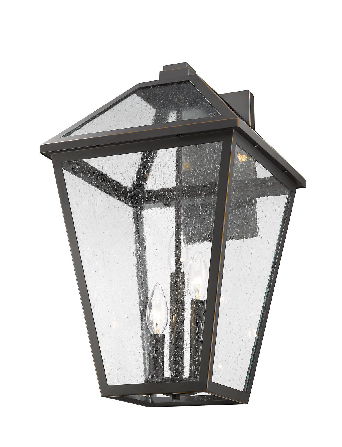 Lanterne murale extérieure Talbot Bronze huilé, 12 1/4" – vue 5
