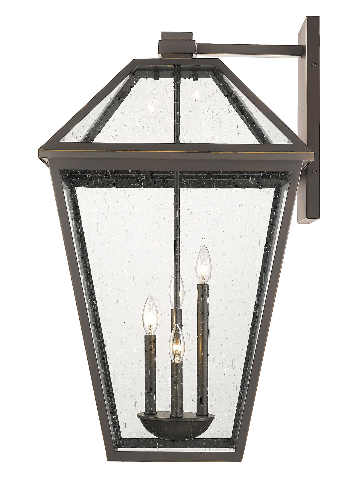 Lanterne murale extérieure Talbot Bronze huilé, 19 1/2" – vue 5