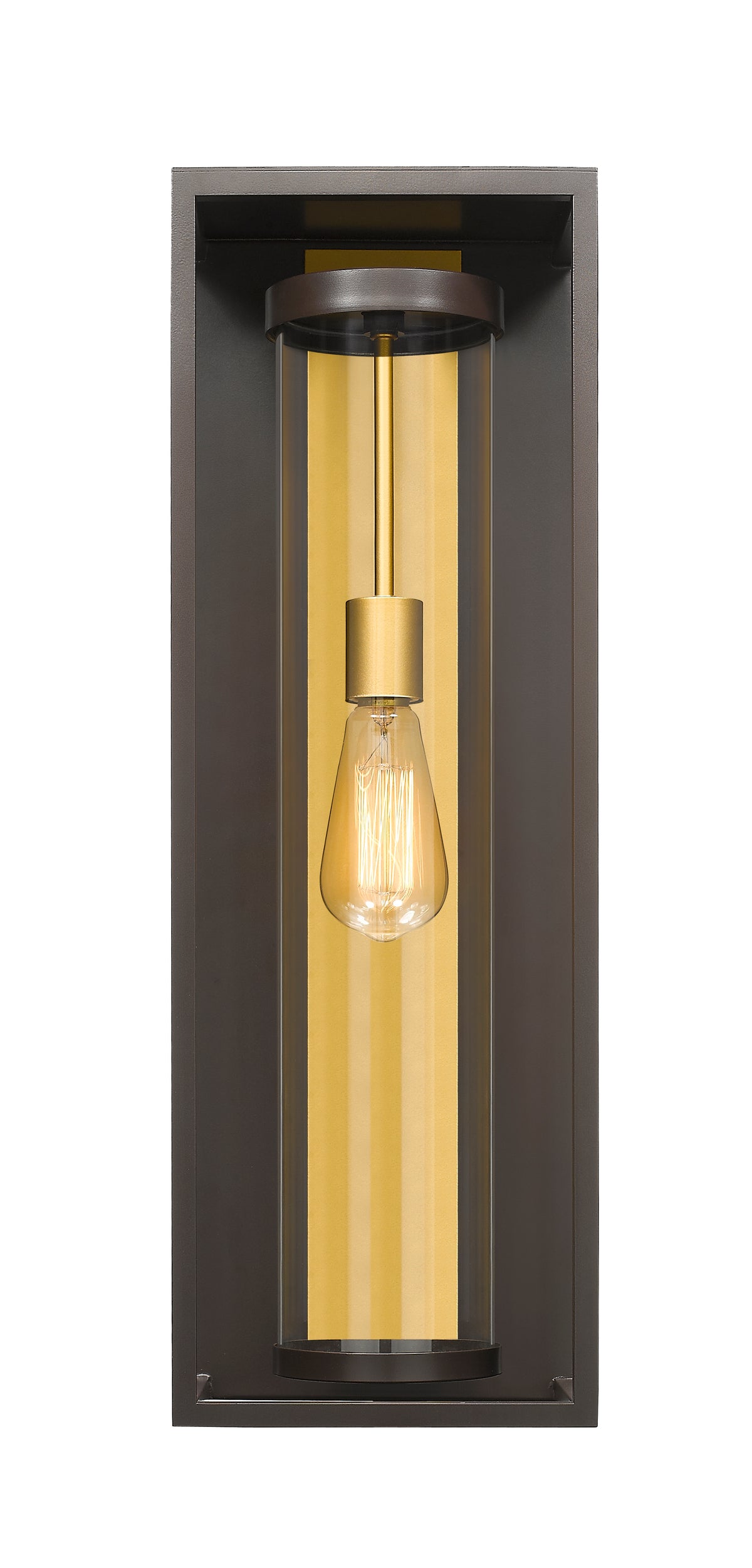 Applique extérieure Dunbroch Bronze foncé + Laiton extérieur, 24 1/4" – vue 4