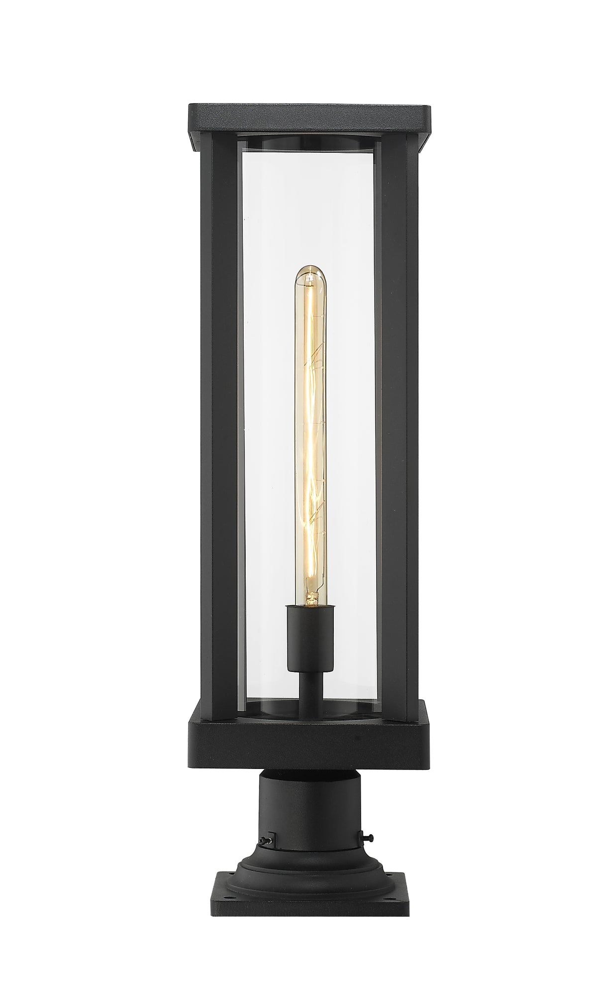 Lanterne extérieure sur socle Glenwood Carré, 22" – vue 4